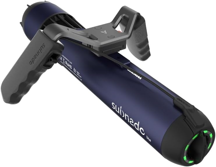 Waydoo Subnado Underwater Scooter Lite, Water Sports Diving Scooter with Removable Handle, Compact and Portable Water Scooter for Adults&Kids, Scuba Diving Snorkeling Sea Scooter Multiple Uses, Blue