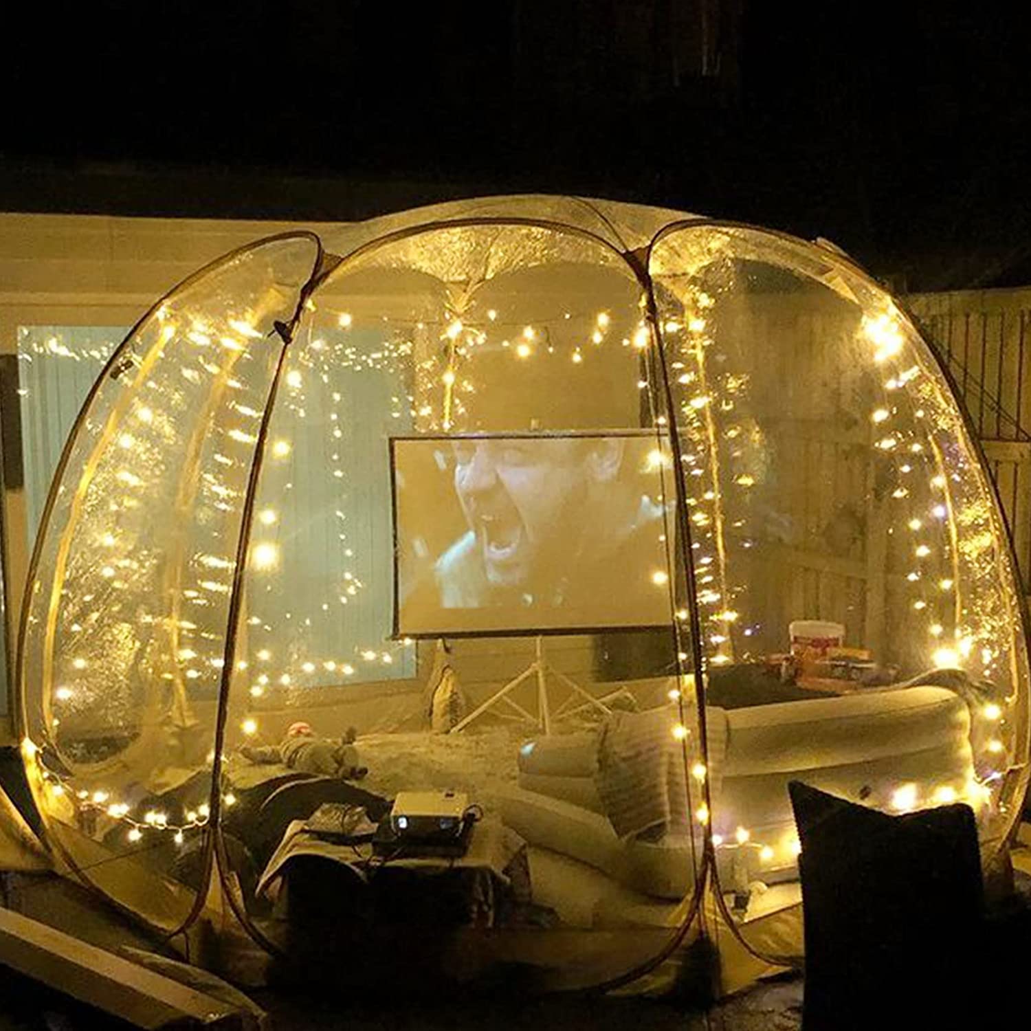 Bubble Tent Pop Up Gazebo, 8-10 Person Igloo Dome Garden Patio Canopy Shelter