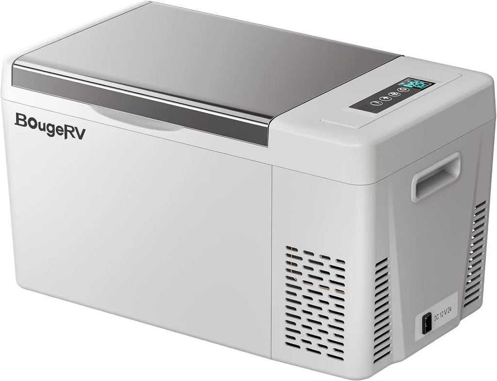 12 Volt Refrigerator 12V Car Fridge 23 Quart Portable Freezer Compressor Cooler 12/24V DC 110~240 Volt AC for Truck Van RV Camper SUV Travel Camping Road Trips Tailgating -7℉~50℉