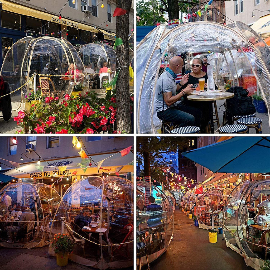 Bubble Tent Pop Up Gazebo, 8-10 Person Igloo Dome Garden Patio Canopy Shelter