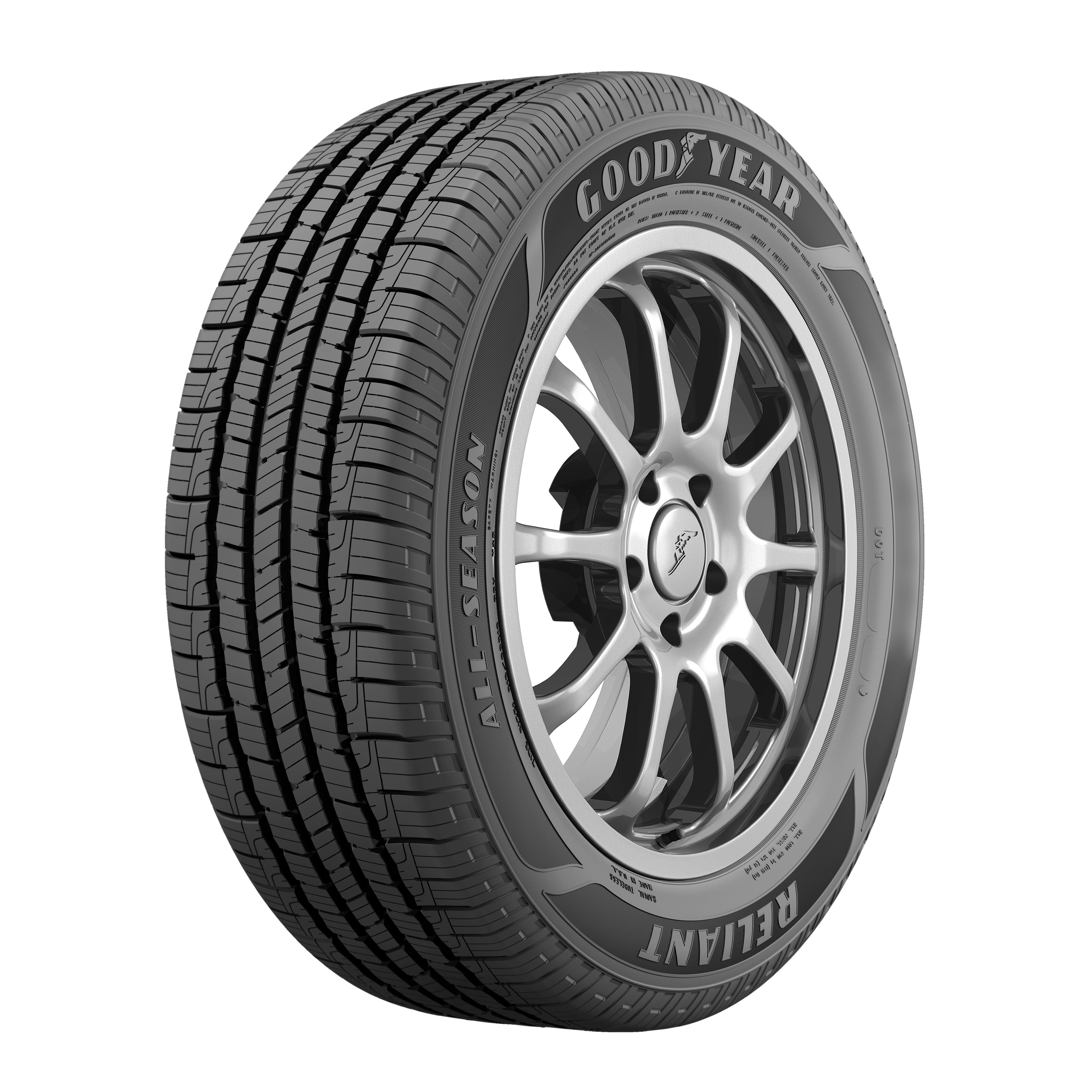 Goodyear Reliant All-Season Tire, 205/60R16 92V, Designed for Year-Round Performance